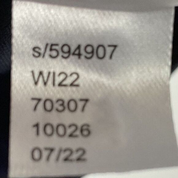 Ann Taylor Factory Mid Rise Full Length Trouser Pants, Navy Blue, size 12, NWT - Picture 13 of 13